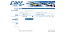 Tablet Screenshot of capehobby.com